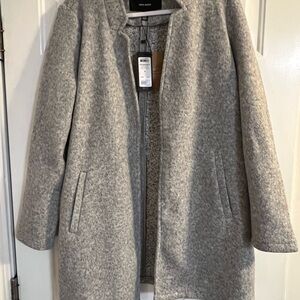 Vero Moda Gray Trench Coat with Soft Texture